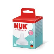 Nuk perfect match sisač sil. vel. M 2/pak