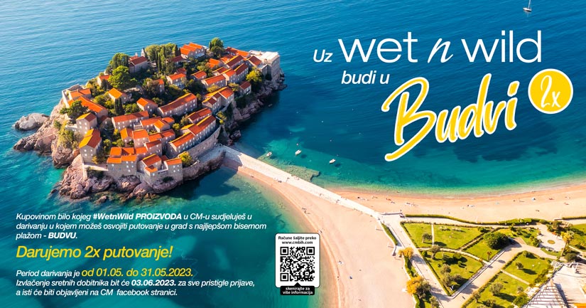Uz Wet n Wild budi u Budvi!