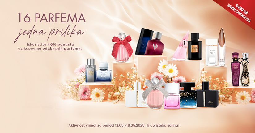 16 PARFEMA jedna prilika!