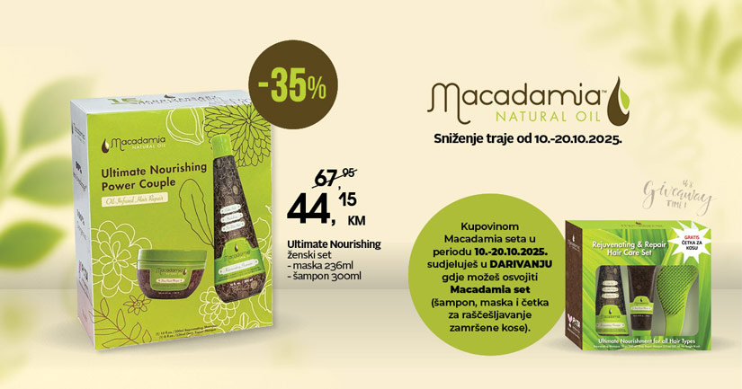 -35% na Macadamia set - Limited Edition!