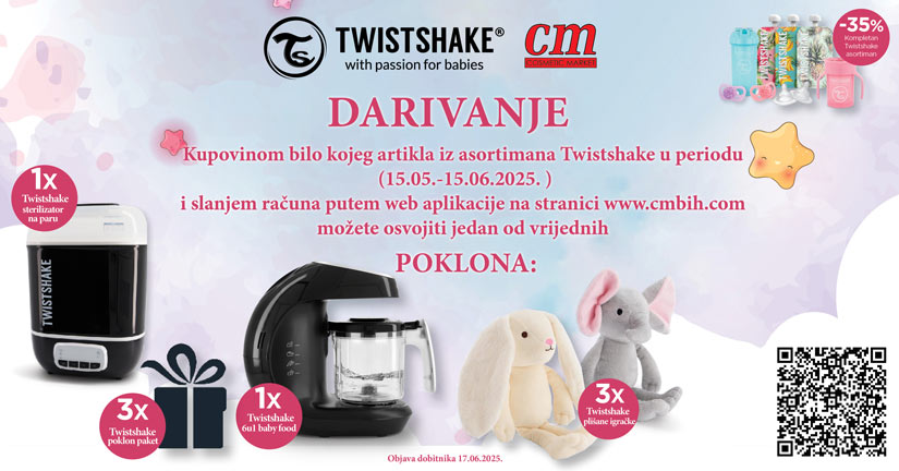 Twistshake Ljubav u svakom gutljaju, zalogaju i zagrljaju!