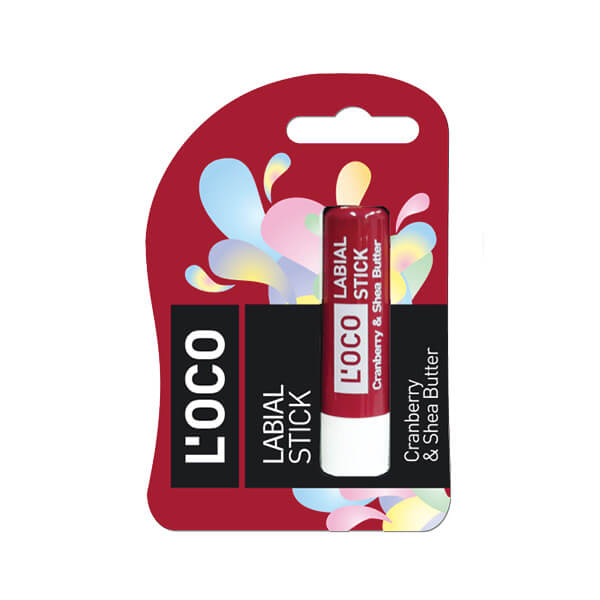 Loco Cranberry&Shea Butter balzam za usne 5,1g