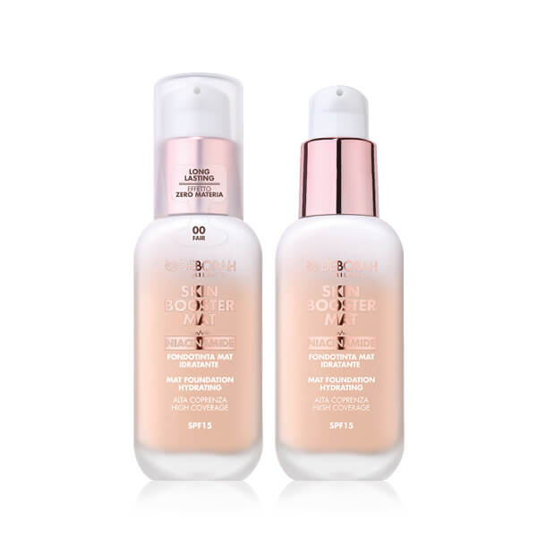 Deborah Skin Booster Mat tekući puder s niacinamidom SPF15 00 fair